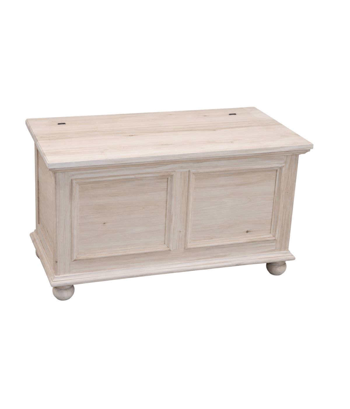 Cassapanca arte povera in legno grezza 100x44x51