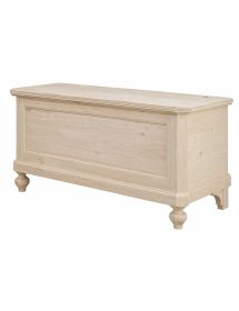 CASSAPANCA IN LEGNO GREZZA L.120 P.45 H.59 (956)