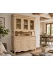 CRISTALLIERA SAGOMATA 3 ANTE 3 CASSETTI GREZZO 151x50x214 (3088+3089)