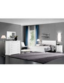 COMÒ  8 CASSETTI IN LEGNO LACCATO BIANCO L.150 P.53 H.102 (3008)