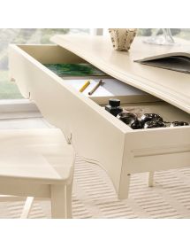 SCRIVANIA SHABBY 1 CASSETTO IN LEGNO VARI COLORI 120X65X78
