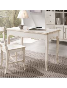 SCRIVANIA SHABBY 1 CASSETTO IN LEGNO VARI COLORI 120X65X78