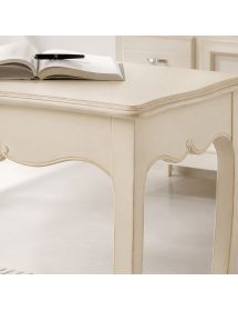 SCRIVANIA SHABBY 1 CASSETTO IN LEGNO VARI COLORI 120X65X78