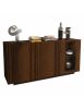 MADIA CREDENZA MODERNA LEGNO MASSELLO FRASSINO 3 ANTE 180X48X88