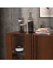 MADIA CREDENZA MODERNA LEGNO MASSELLO FRASSINO 3 ANTE 185X49X99
