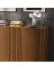 MADIA CREDENZA MODERNA LEGNO MASSELLO FRASSINO 3 ANTE 185X49X99