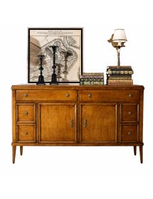 MADIA CREDENZA IN LEGNO 2 PORTE FINITURA BASSANO L.150 P.47 H.86