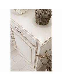MADIA CREDENZA SHABBY IN LEGNO MASSELLO 2 PORTE VARI COLORI L.172 P.52 H.110