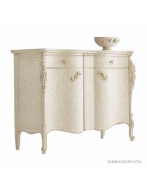 MADIA CREDENZA SAGOMATA 2 ANTE LEGNO VARI COLORI L.137 P.57 H.110