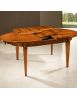TAVOLO OVALE IN LEGNO ALLUNGABILE L.160 P.100 H.78