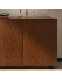 MADIA CREDENZA MODERNA IN LEGNO MASSELLO 4 ANTE VARI COLORI 240X48X88
