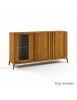 MADIA CREDENZA MODERNA LEGNO MASSELLO FRASSINO 3 ANTE 185X49X99