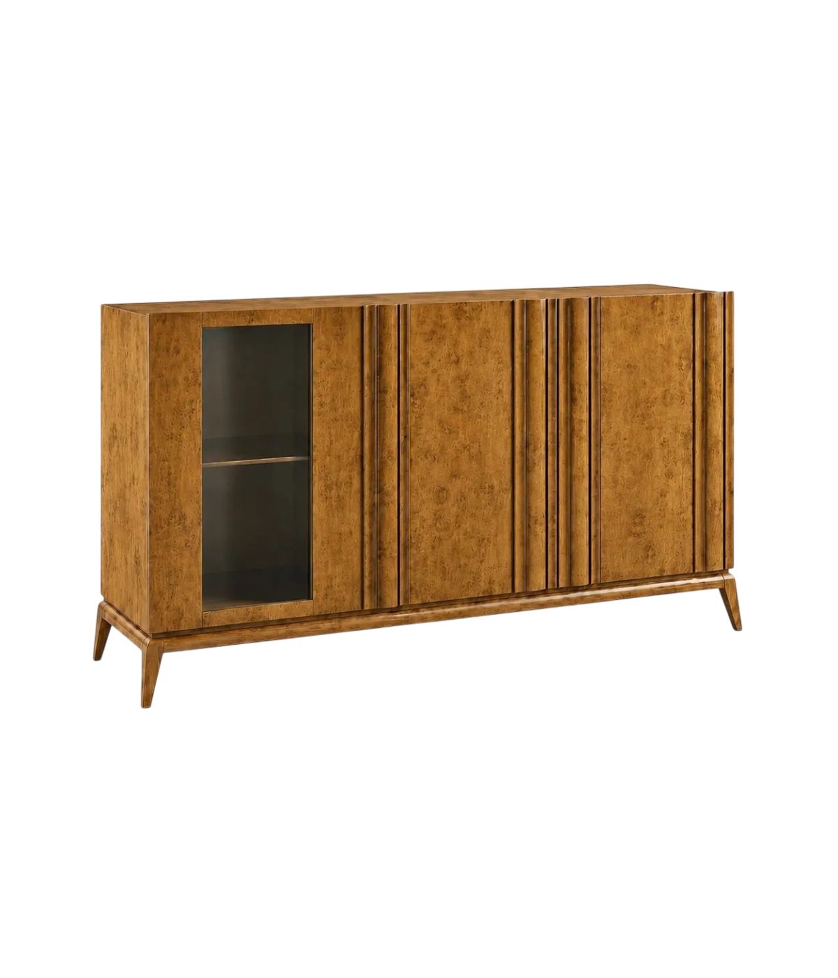 MADIA CREDENZA MODERNA LEGNO MASSELLO FRASSINO 3 ANTE 185X49X99
