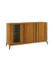 MADIA CREDENZA MODERNA LEGNO MASSELLO FRASSINO 3 ANTE 185X49X99