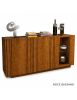 MADIA CREDENZA MODERNA LEGNO MASSELLO FRASSINO 3 ANTE 180X48X88