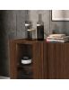 MADIA CREDENZA MODERNA LEGNO MASSELLO FRASSINO 3 ANTE 180X48X88