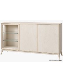CREDENZA MODERNA IN LEGNO MASSELLO 3 ANTE VARI COLORI 185X49X99