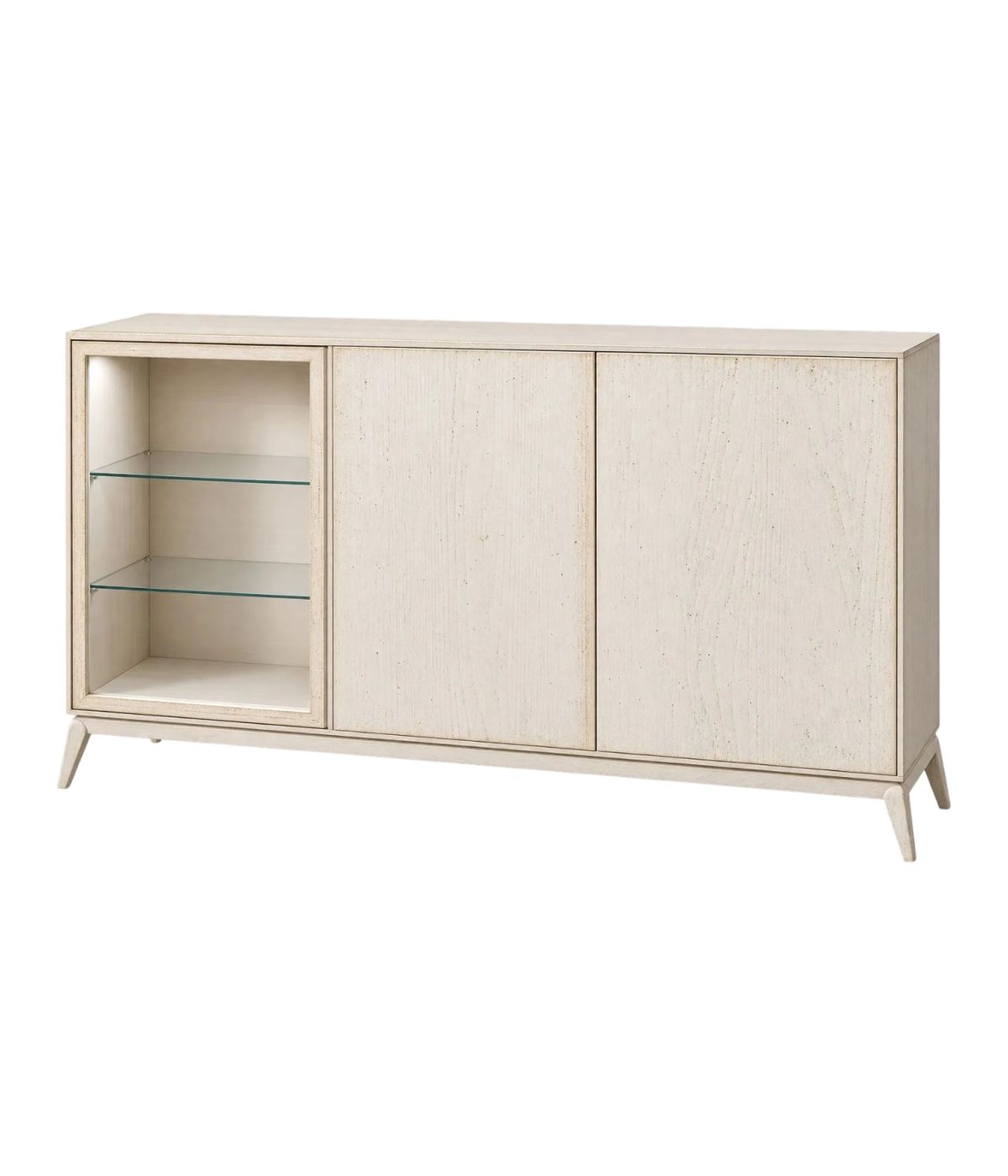 CREDENZA MODERNA IN LEGNO MASSELLO 3 ANTE VARI COLORI 185X49X99