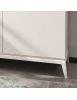 MADIA CREDENZA MODERNA IN LEGNO MASSELLO 3 ANTE VARI COLORI 185X49X99