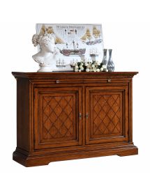 MADIA CREDENZA 2 PORTE ARTE POVERA IN LEGNO L.160 P.53 H. 115