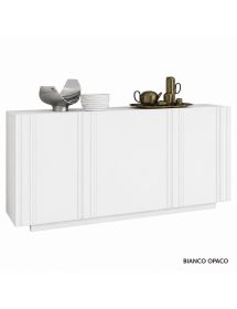 Madia Moderna 3 Ante in Legno Massello 180x48x88 cm - Credenza Soggiorno Vari Colori