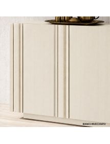 Madia Moderna 3 Ante in Legno Massello 180x48x88 cm - Credenza Soggiorno Vari Colori