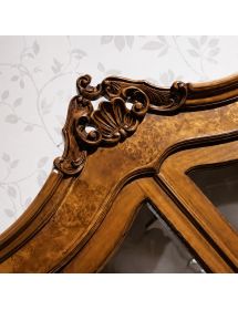 ARMADIO CLASSICO IN LEGNO DI RADICA 2 PORTE IMPERO 112X62X215