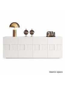 Credenza Madia 4 Ante in Legno Massello 180x48x88 - Vari Colori | Mobili Soggiorno