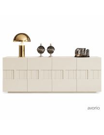 Credenza Madia 4 Ante in Legno Massello 180x48x88 - Vari Colori | Mobili Soggiorno