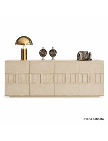 Credenza Madia 4 Ante in Legno Massello 180x48x88 - Vari Colori | Mobili Soggiorno