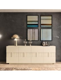 Credenza Madia 4 Ante in Legno Massello 180x48x88 - Vari Colori | Mobili Soggiorno