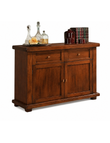 MADIA CREDENZA IN LEGNO MASSELLO 2 ANTE VARI COLORI L.120 P.45 H.83