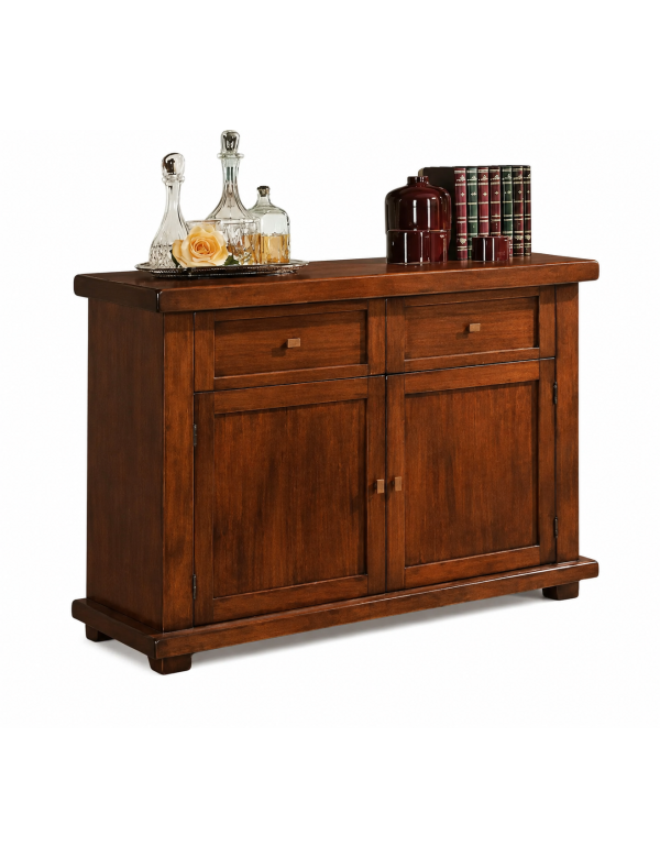 MADIA CREDENZA IN LEGNO MASSELLO 2 ANTE VARI COLORI L.120 P.45 H.83
