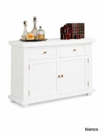 MADIA CREDENZA IN LEGNO MASSELLO 2 ANTE VARI COLORI L.120 P.45 H.83