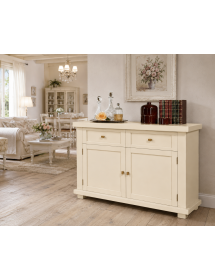 MADIA CREDENZA IN LEGNO MASSELLO 2 ANTE VARI COLORI L.120 P.45 H.83
