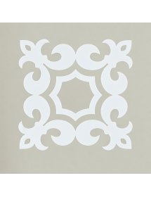 Credenza legno 2 porte 2 cassetti legno shabby tortora profilo bianco 170X55X123 (1233)
