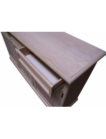 MOBILI 2G -  CREDENZA GREZZA 3 ANTE 3 CASSETTI L.156 P.42 H.86