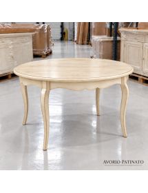 Tavolo ovale allungabile classico legno vari colori 160X110x78