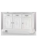 MOBILI 2G -  CREDENZA GREZZA 3 ANTE 3 CASSETTI CON INTARSIO L.163 P.49 H.98