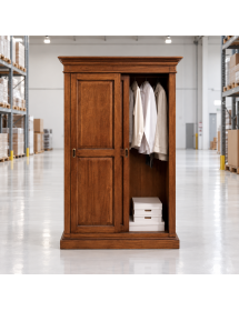 ARMADIO ARTE POVERA IN LEGNO 2 ANTE SCORREVOLI 128X67X200