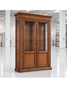 Soggiorno completo classico intagliato legno noce bassano