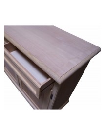 MOBILI 2G -  CREDENZA GREZZA 2 ANTE 2 CASSETTI L.105 P.42 H.86