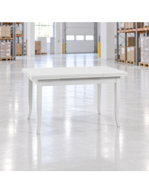 Soggiorno classico legno shabby chic bianco opaco