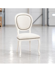 Soggiorno classico legno shabby chic bianco opaco