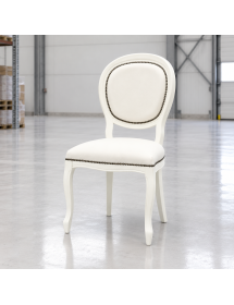 Soggiorno classico legno shabby chic bianco opaco