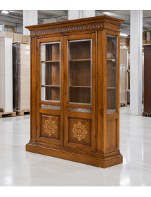 VETRINA ARTE POVERA SOGGIORNO IN LEGNO L.157 x P.49 H.213