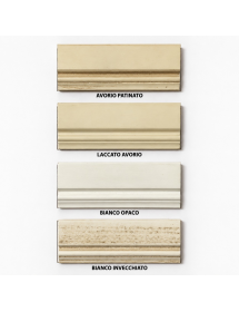 Cristalliera Classica 2 Porte in Legno Decori Vari Colori 105X42X205