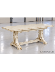 Tavolo fratino allungabile legno arte povera vari colori 160x85 180x85 180x100 (66)