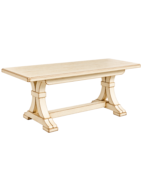 Tavolo fratino allungabile legno arte povera vari colori 160x85 180x85 180x100 (66)