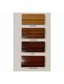 Credenza 4 porte arte povera legno noce vari colori 204X47X97